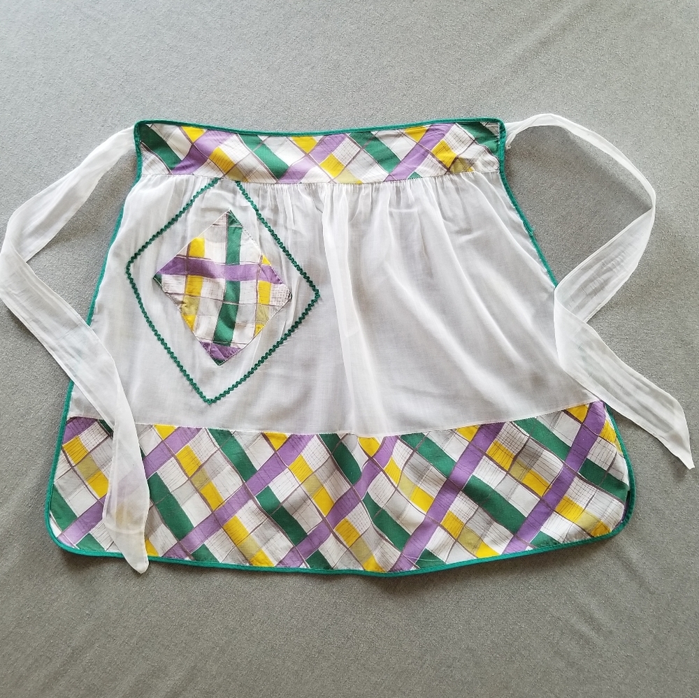 VTG sheer half apron